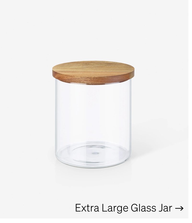 Shop XL Glass Jar