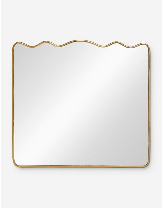 Rook Mantel Mirror by Sarah Sherman Samuel - Gold