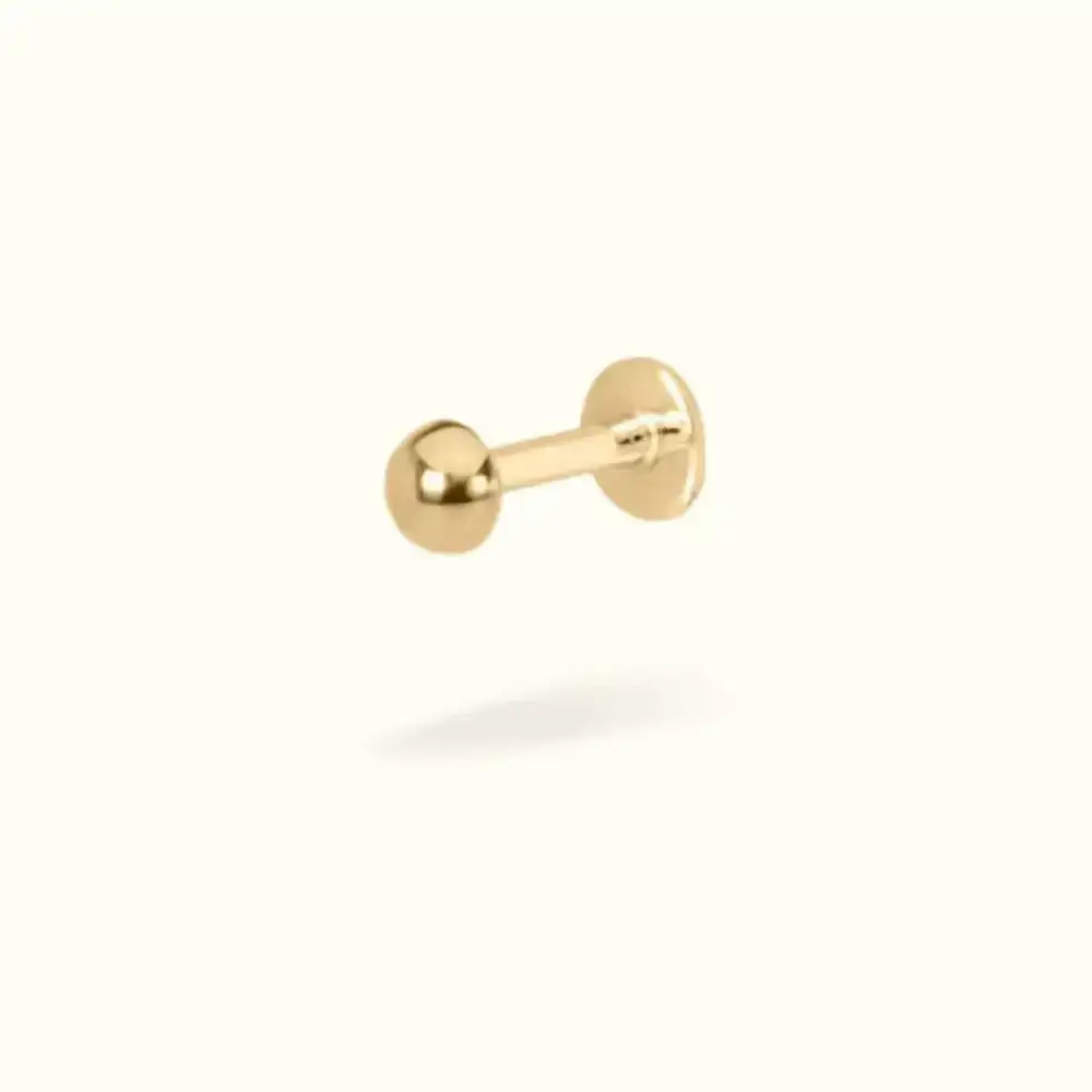 Image of 14k Dome Single Earring