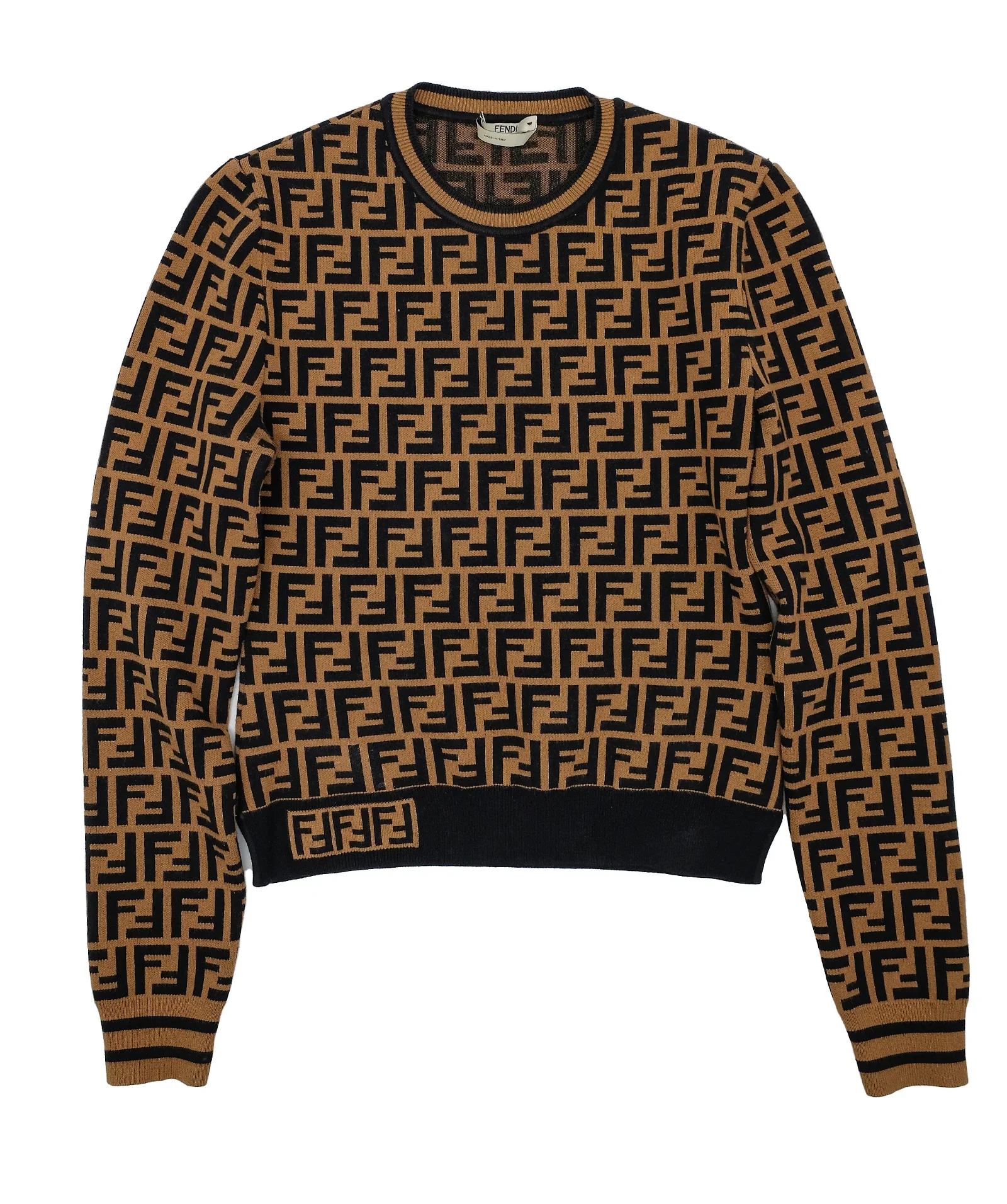 Image of Fendi longsleeve top zucca print RJC3197