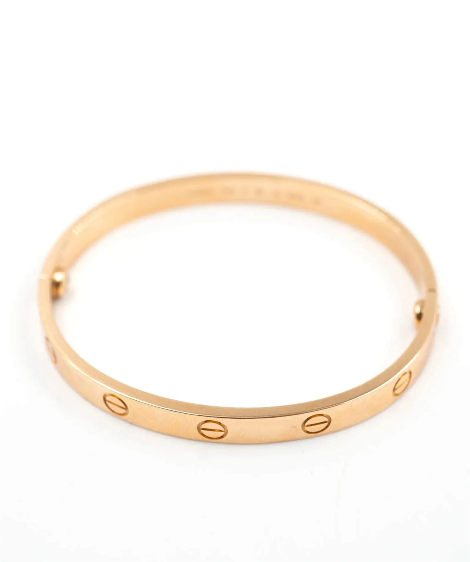 Image of Cartier Love bracelet Rose Gold Size 18 ASL5940