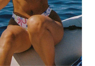 Maaji Venice Beach Micro Midi Regular Rise Single Strap Bikini Bottom