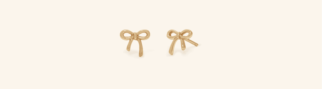 Bow Stud Earrings