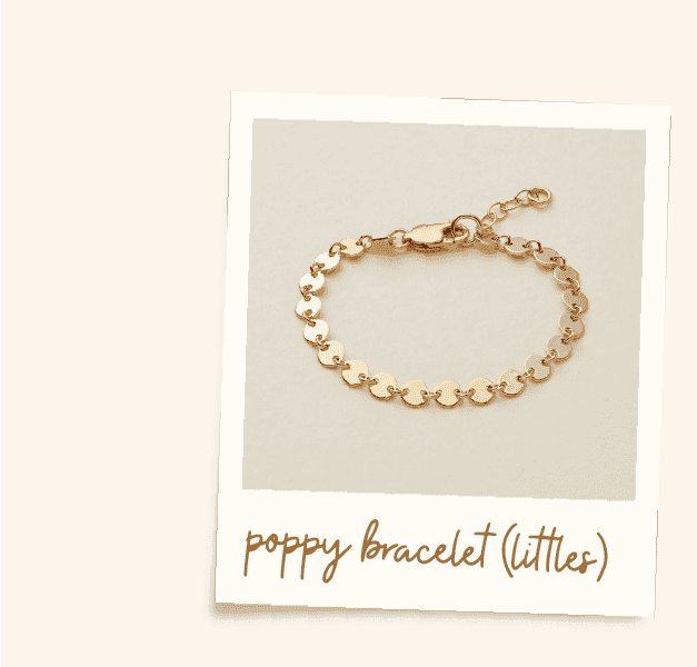poppy bracelet (littles)