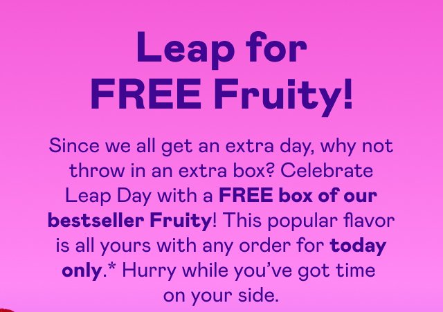 Leap for FREE Fruity!