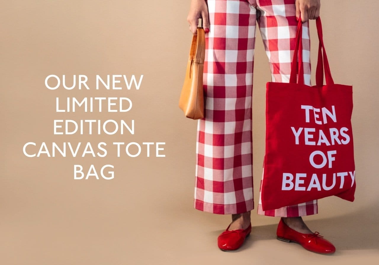 Shop our new limited edition canvas tote bags in four options.