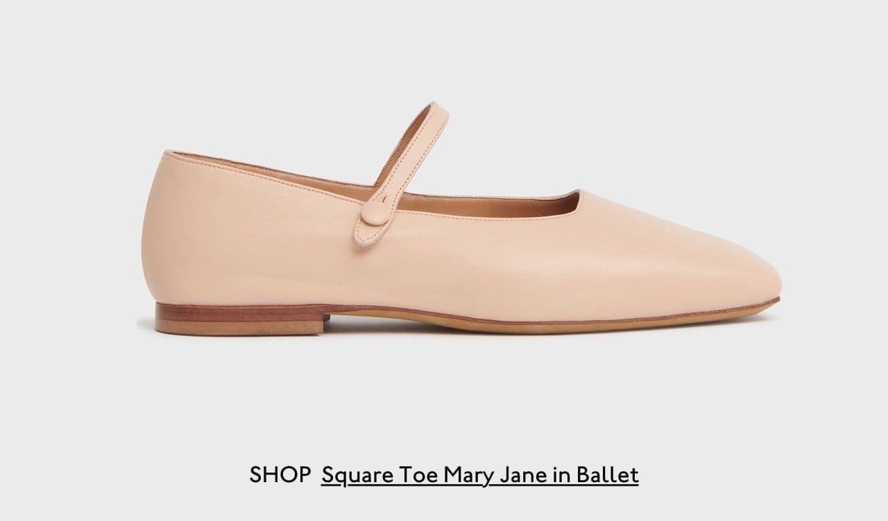 Shop our Square Toe Mary Jane in Ballet.