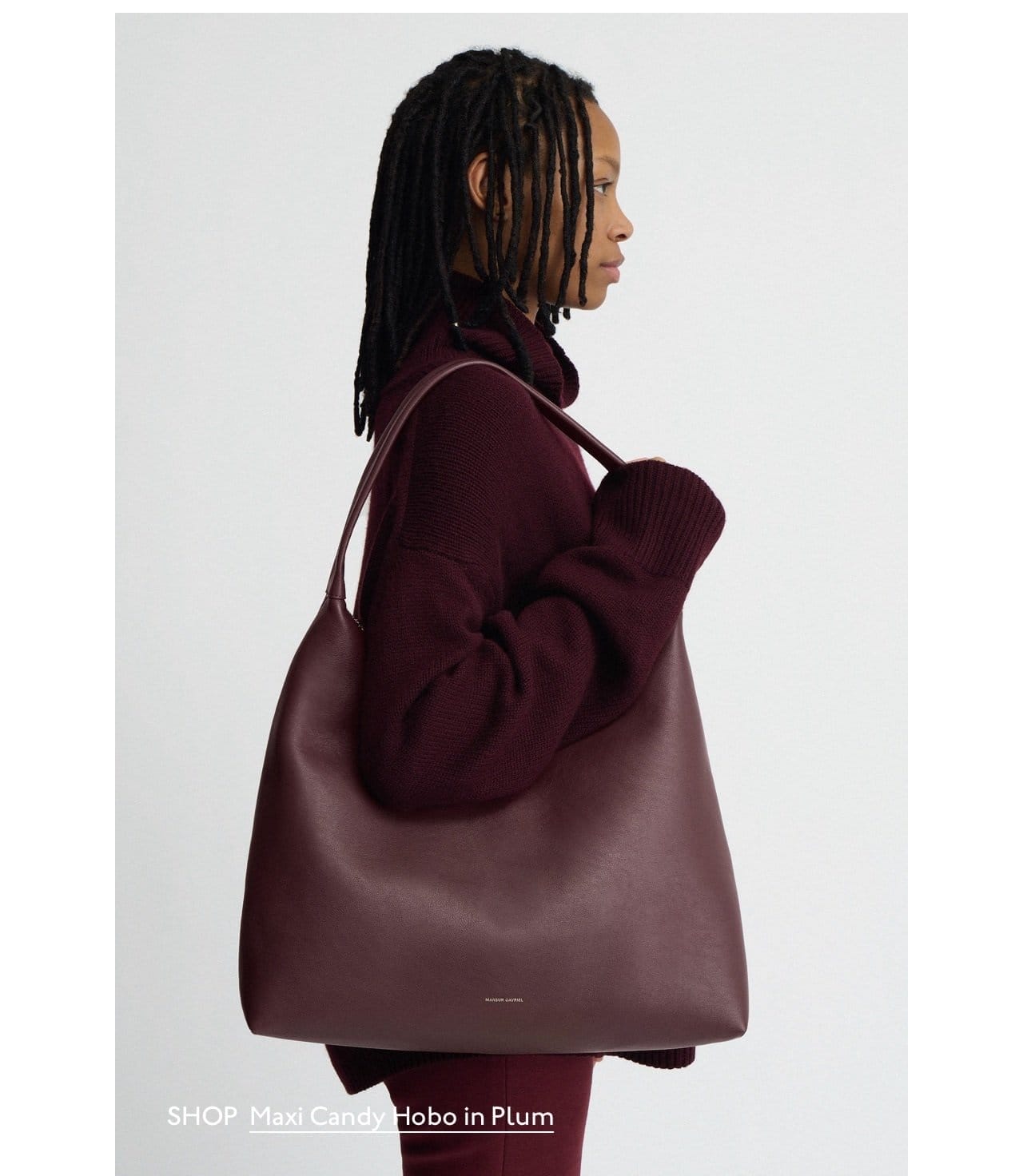 Everyone is wearing the MG Candy Hobo. Picutred: Maxi Candy Hobo in Plum.
