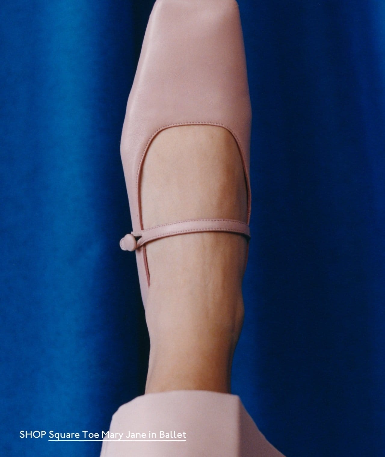 A Modern Classic. Shop our Square Toe Mary Jane in three colors, available exclusively on mansurgavriel.com. Pictured: Square Toe Mary Jane in Ballet.