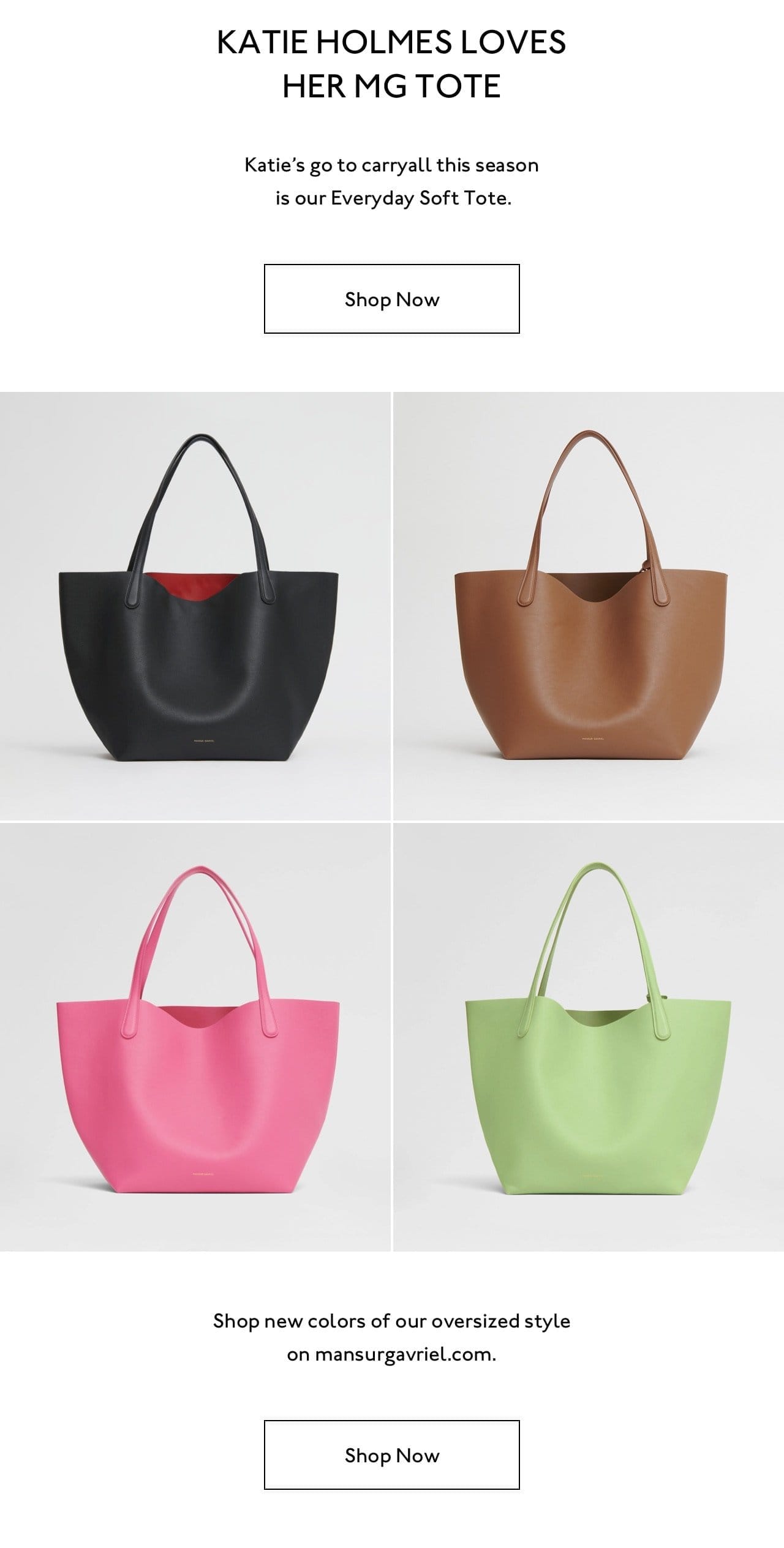 Shop new colors of our oversized Everyday Soft Tote now.