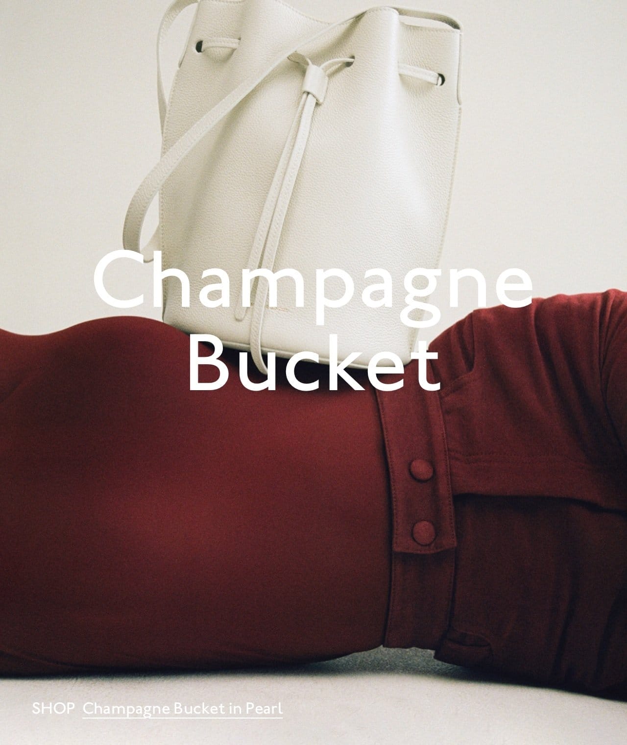 Shop our Champagne Bucket in Pearl and three other colors now.