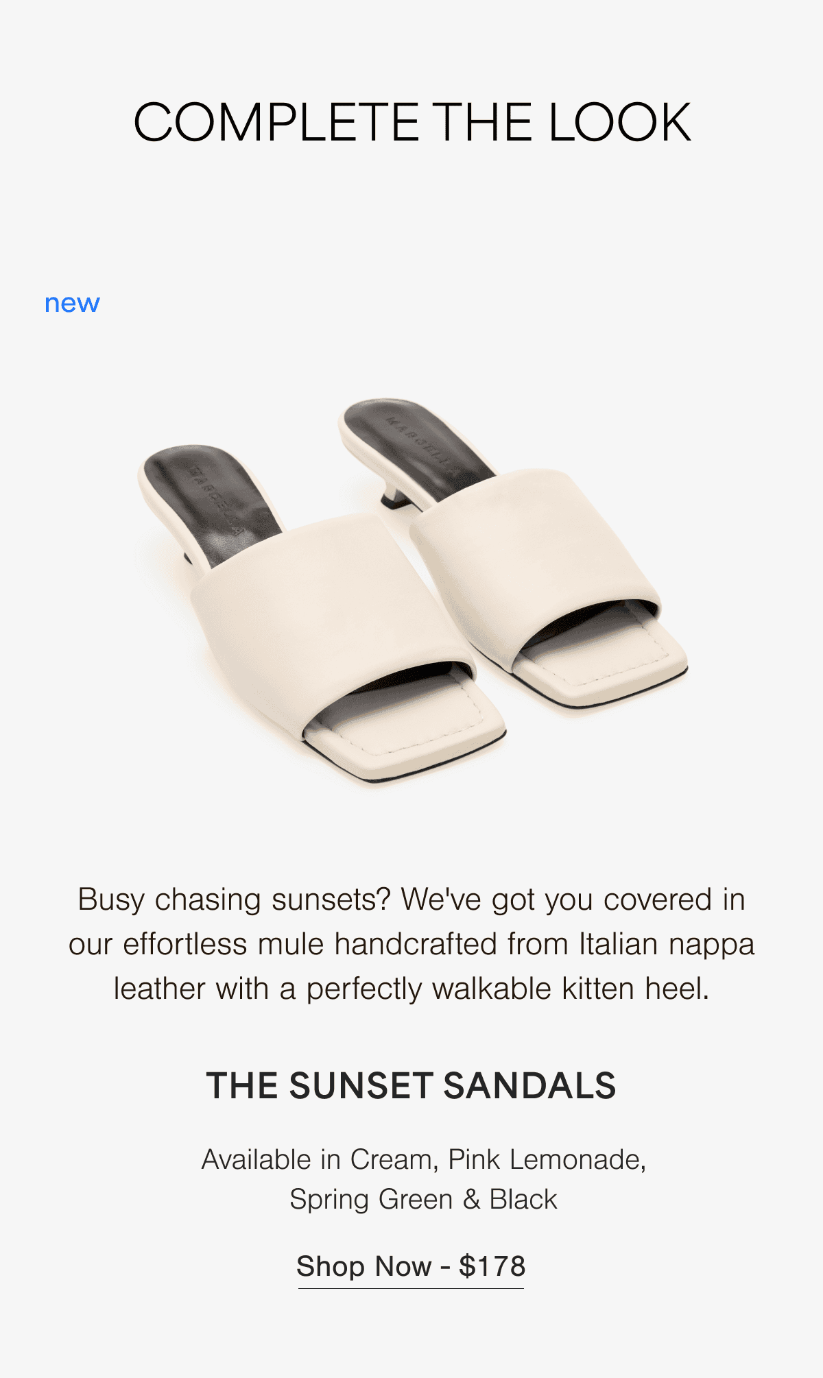 The Sunset Sandals
