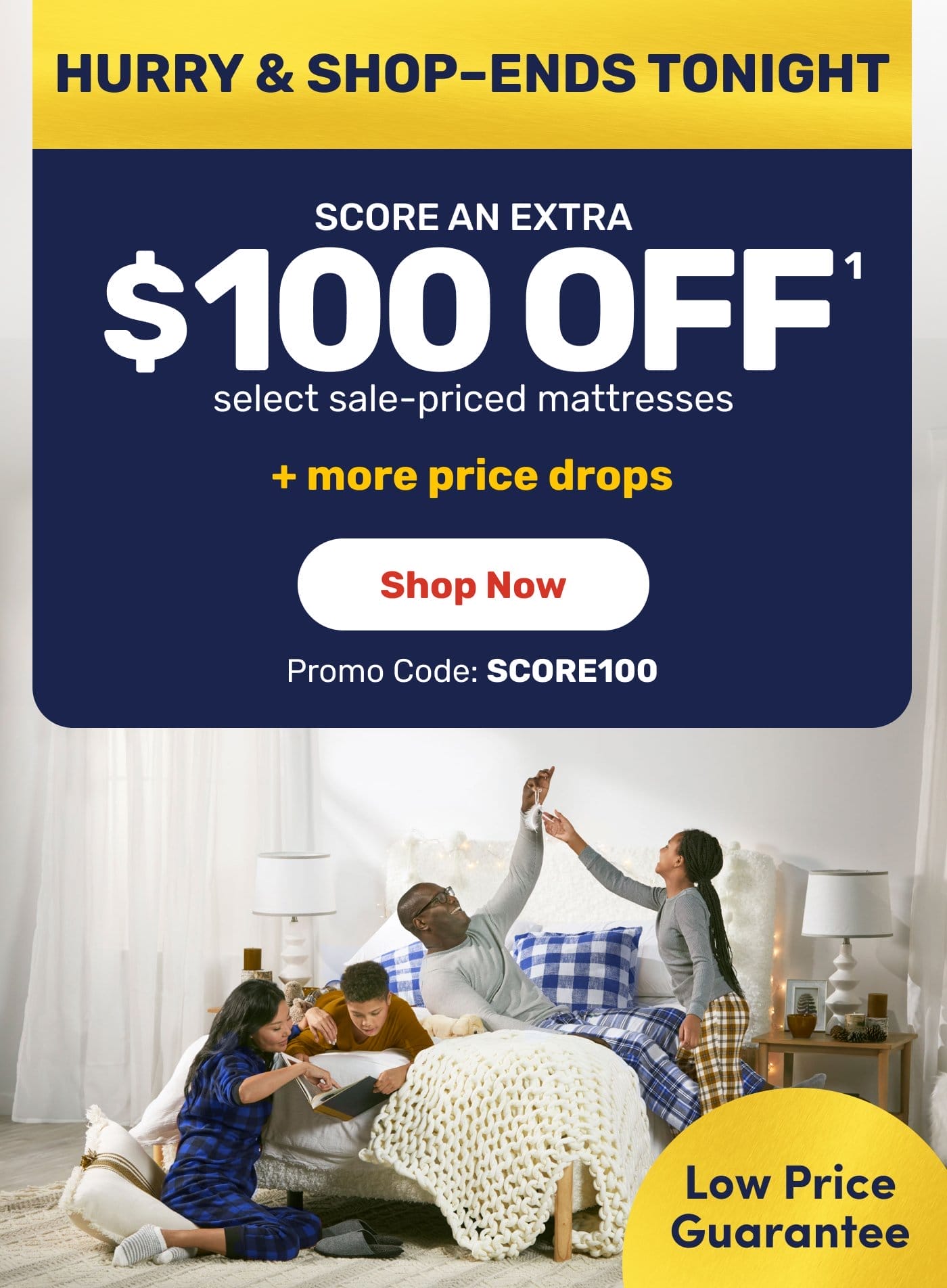 SCORE AN EXTRA \\$100 OFF