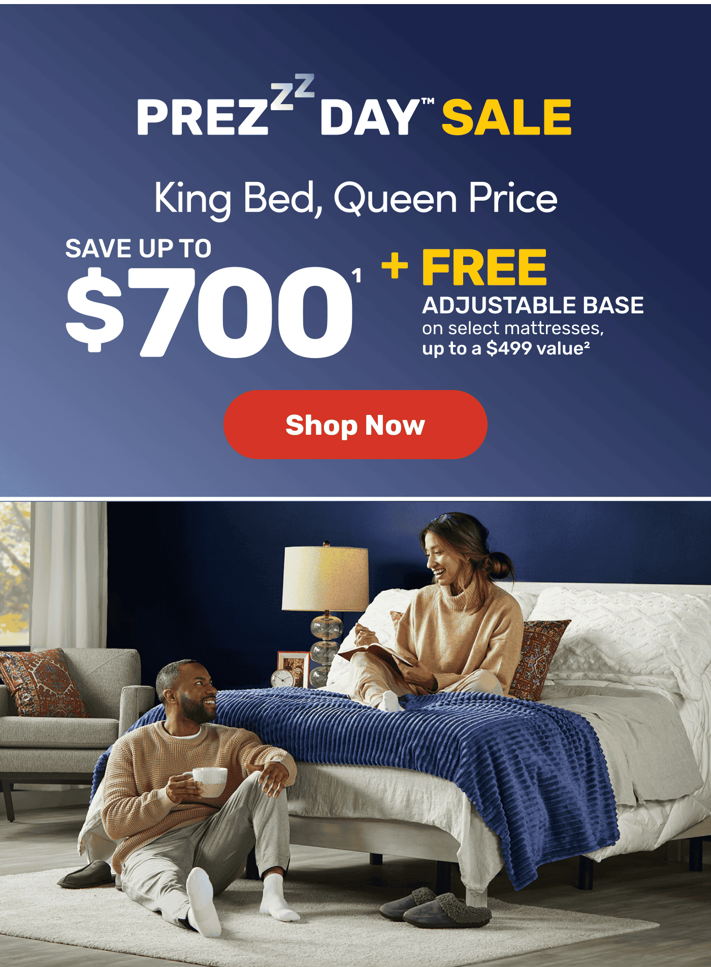 King Bed, Queen Price - SAVE UP TO \\$700