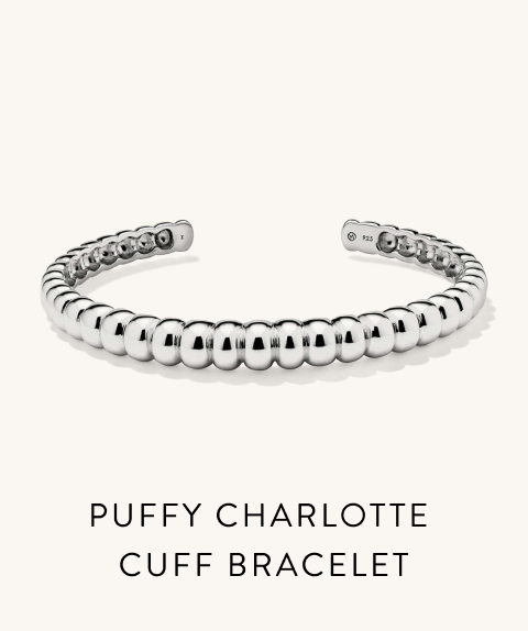 Puffy Charlotte Cuff Bracelet.