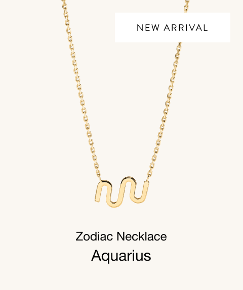 New Arrival. Zodiac Necklace Aquarius. 