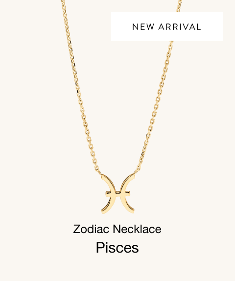 New Arrival. Zodiac Necklace Pisces.