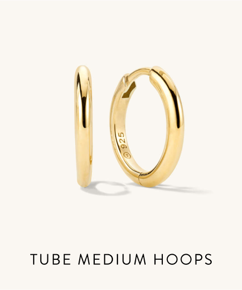 Tube Medium Hoops.