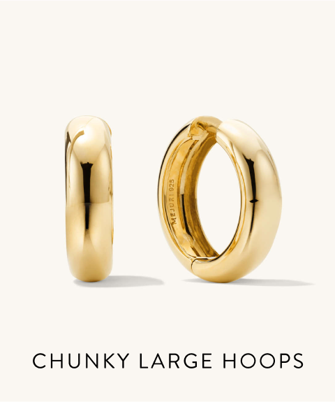 Chunky Large Hoops.