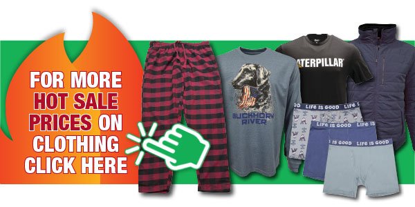 Click Here For More Hot Sale Prices On Clothing!
