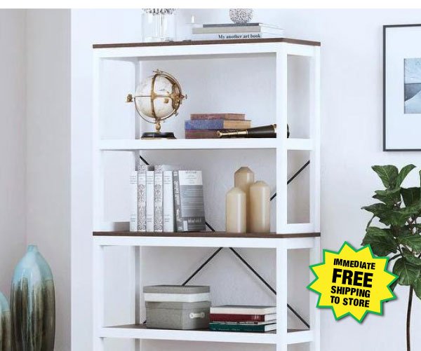 Spirich Home 5-Tier Bookshelf - Free Shipping To Store!