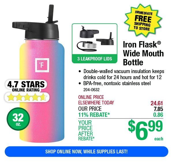 Iron Flask® Wide Mouth Bottle