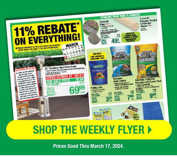Shop the Weekly Flyer-Prices Good Thru March 17, 2024