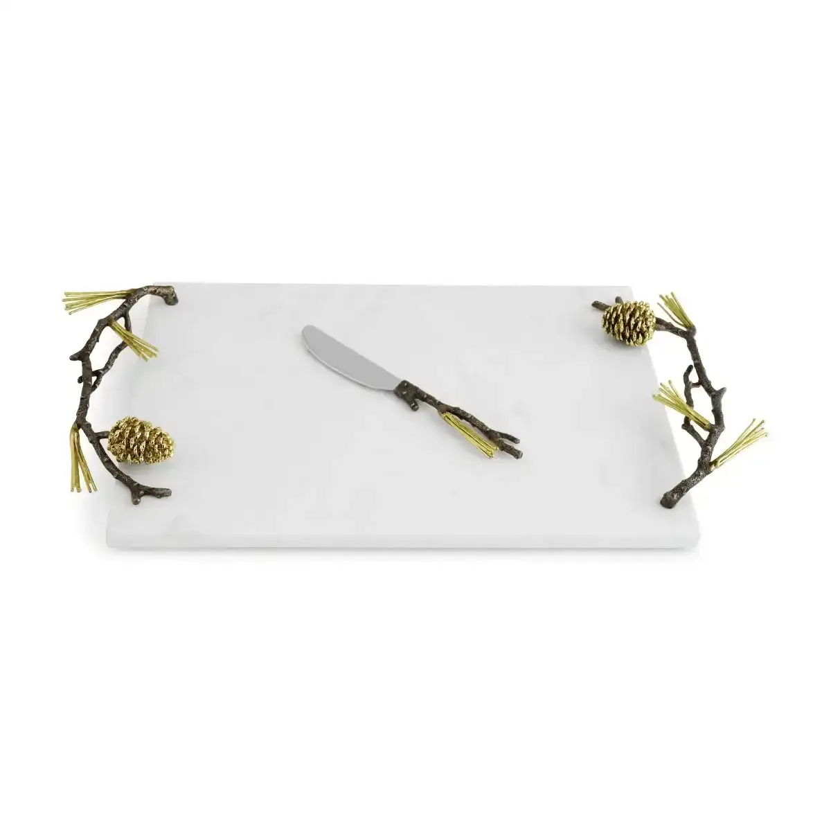 Image of Pine Cone Cheeseboard with Knife