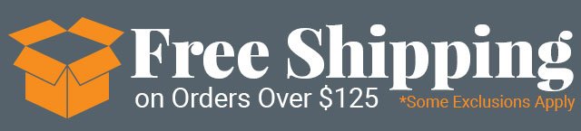 Free Shipping on orders Over \\$125