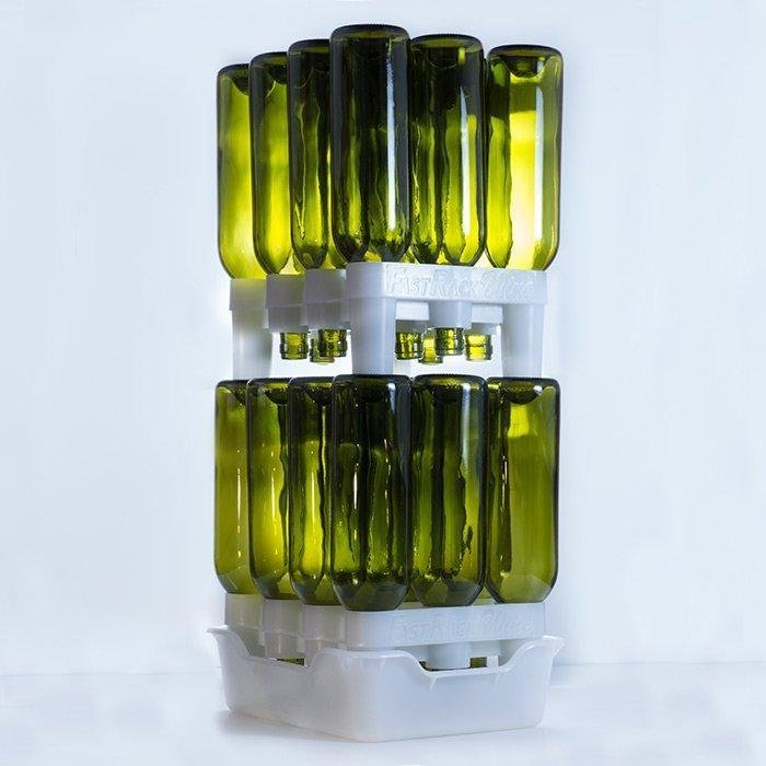 Image of FastRack Wine Bottle & 22 oz. Bottle Drying & Storage System