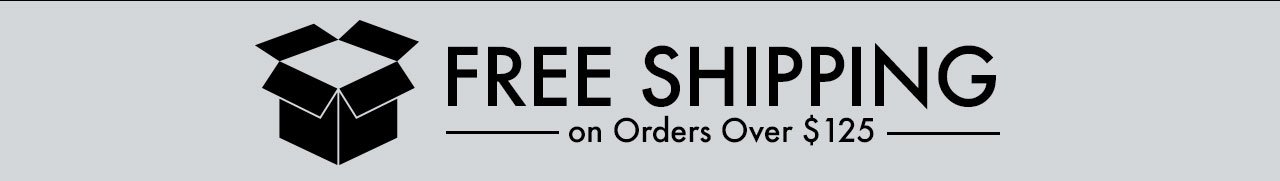 Free Shipping on orders over \\$125