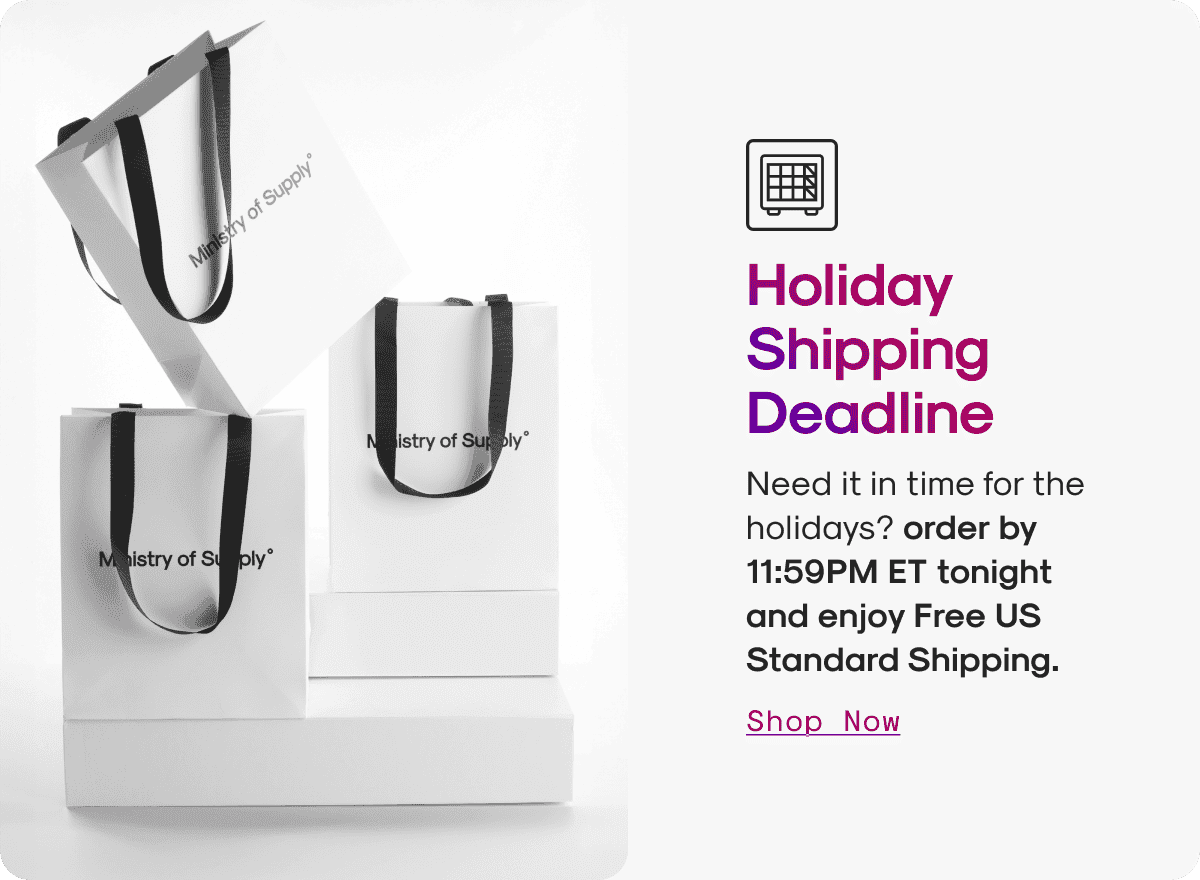 Holiday Shipping Deadline