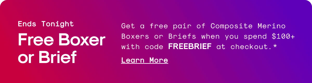 Ends Tonight: Free Boxer or Brief