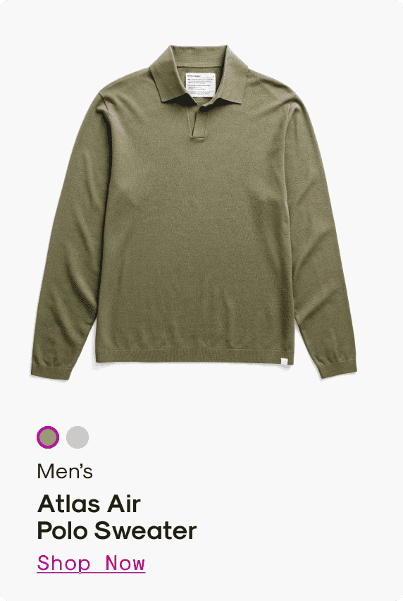 Men’s Atlas Air Polo Sweater