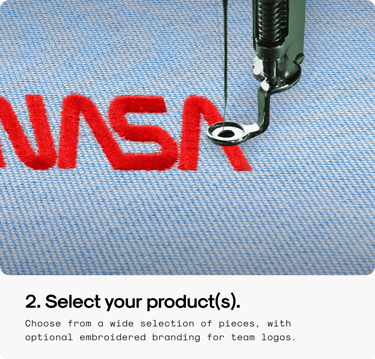 2. Select your product(s).