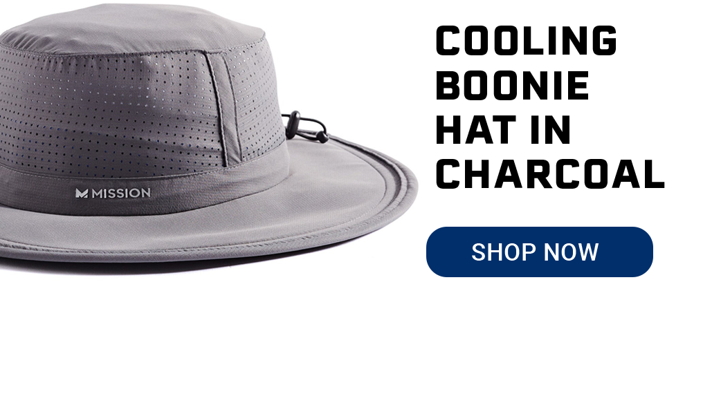 Cooling Boonie Hat in Charcoal [SHOP NOW]