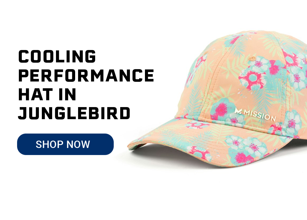 Cooling Performance Hat in Junglebird [SHOP NOW]