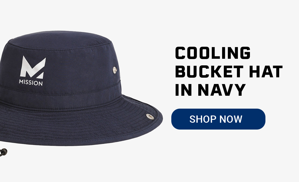 Cooling Bucket Hat in Navy [SHOP NOW]