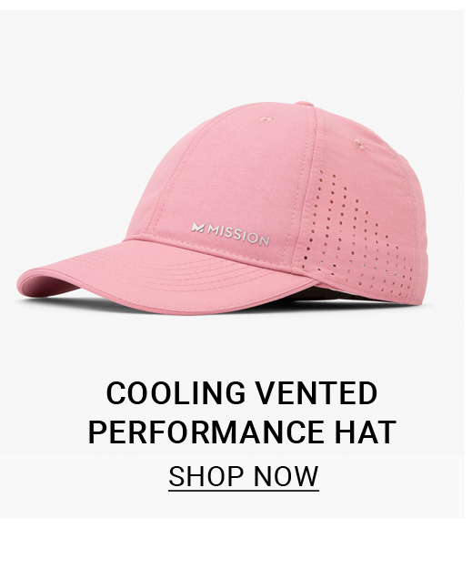 Cooling Vented Performance Hat [SHOP NOW]