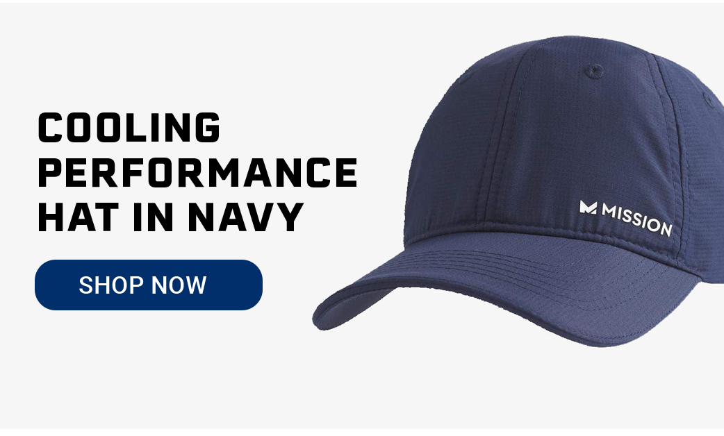 Cooling Performance Hat in Navy[SHOP NOW]