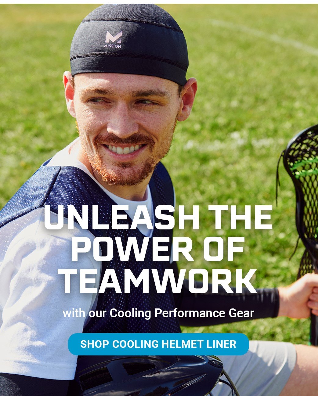 UNLEASH THE POWER OF TEAMWORK with our Cooling Performance Gear [ SHOP COOLING HELMET LINER]