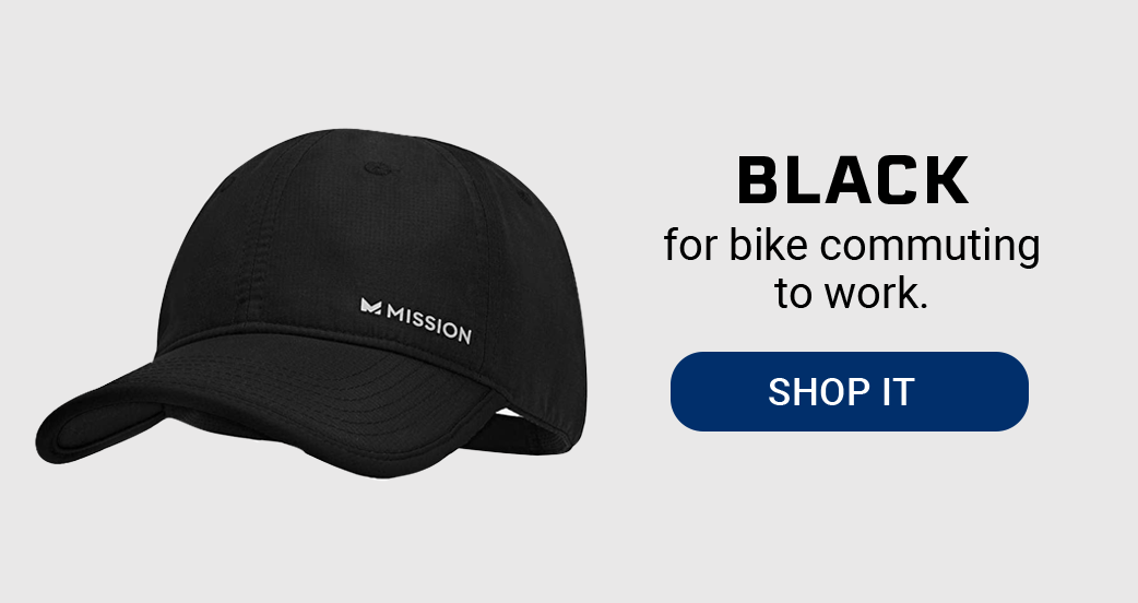 Black for bike commuting to work. [ SHOP IT]