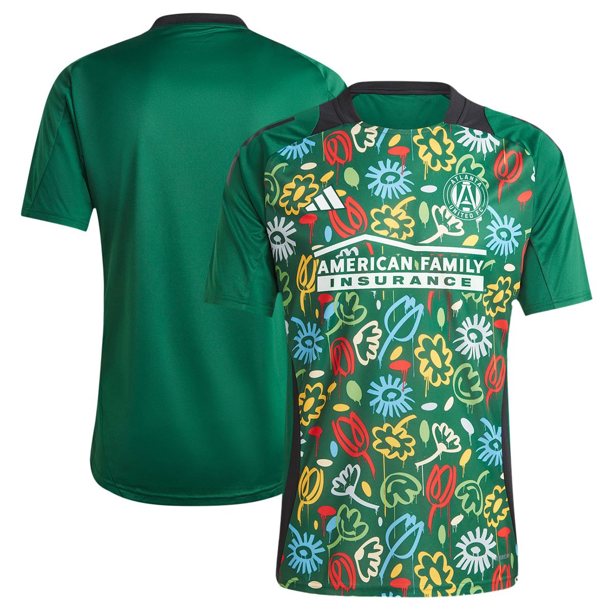  adidas Green 2024 One Planet Pre-Match Top