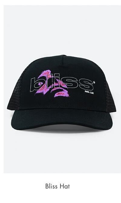BLISS TRUCKER HAT BLACK/PURPLE