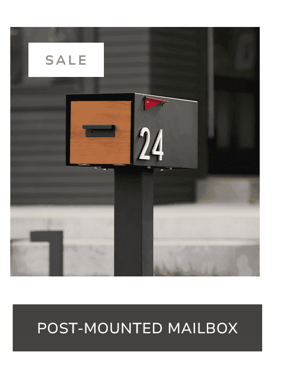 POST-MOUNTED MAILBOXES