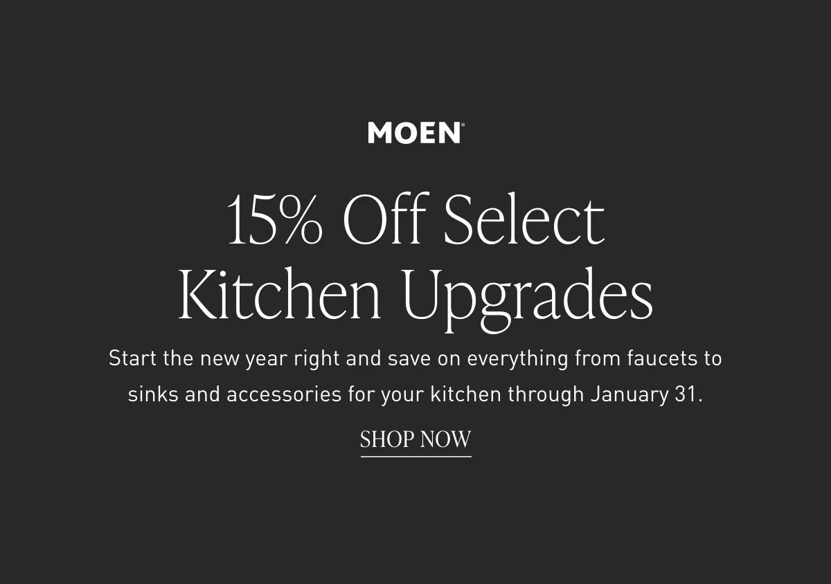 15% Off Select Kitchen Upgrades