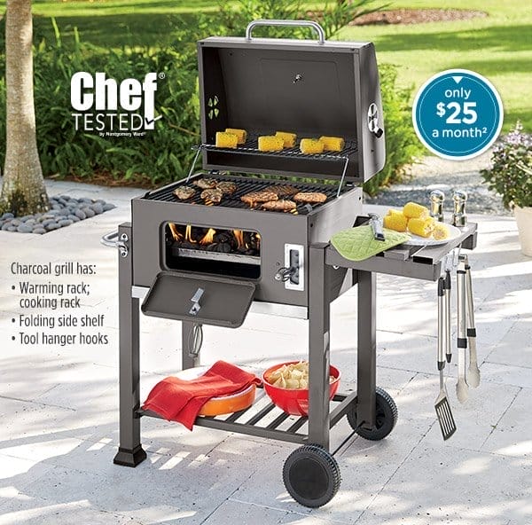 Photo of the Chef Tested Backyard Charcoal Grill by Wards - only \\$25 a month*