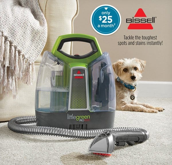 Photo of the Bissell Little Green Proheat Portable Carpet Cleaner - only \\$25 a month
