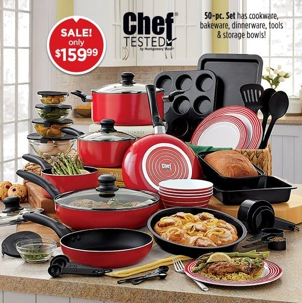Photo of the Chef Tested 50-Piece Mega Kitchen Set by Wards - Sale! only \\$159.99