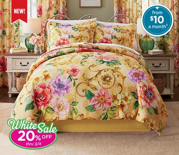 New! Leilani Comforter Set - from \\$10 a month